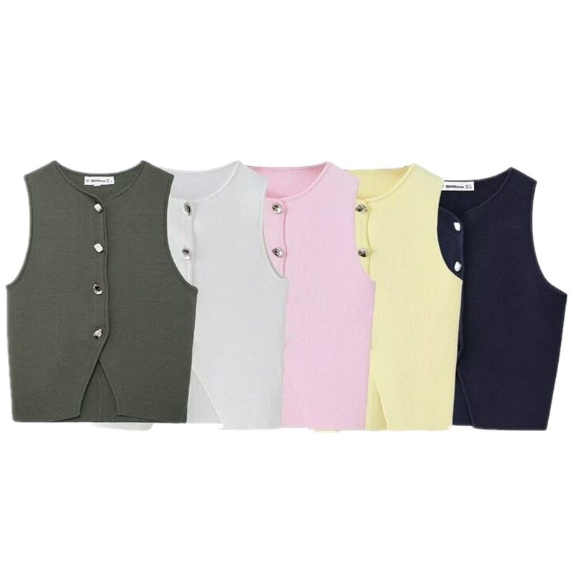 Fashion Style 2024 Summer New Women's Clothing Elegant All-Matching Slim Fit Knitting Short Top 5536027 401