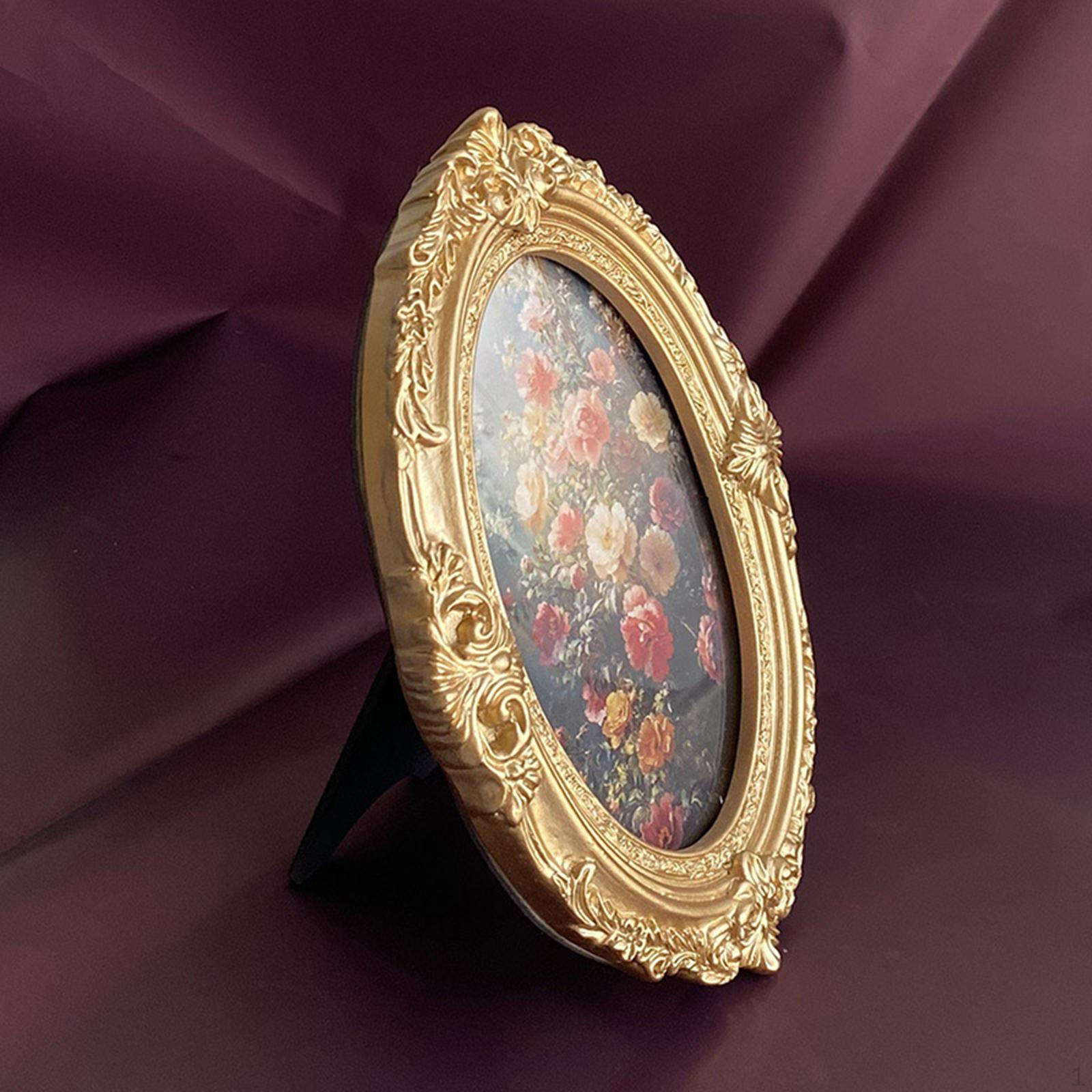 

Винтажная фоторамка с тиснением, барочное европейское настенное украшение, дисплей для фотографий для