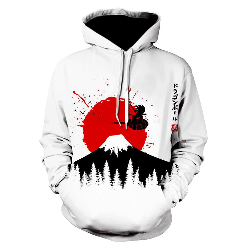 Móda pro fanoušky DRAGON BALL Grafická mikina Outdoorový sport Cosplay Pulovry Mikina s kapucí Cosplay kostým 8 barev