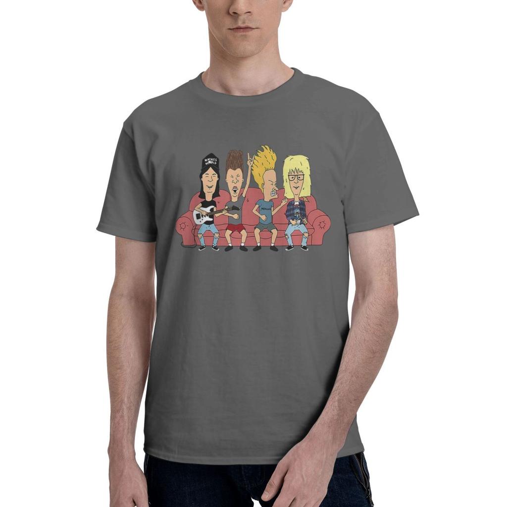 Beavis And Butthead 100 Cotton Casual Breathable Confortable Tops Funny Mens TShirts Mens Tops