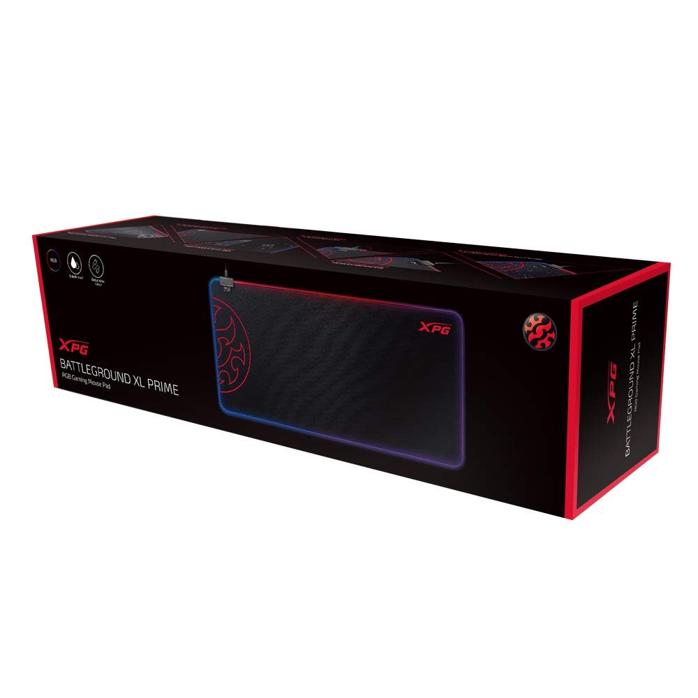 Коврик для мыши XPG BATTLEGROUND XL PRIME RGB Gaming Large (BATTLEGROUNDXLPRIME-BKCWW)