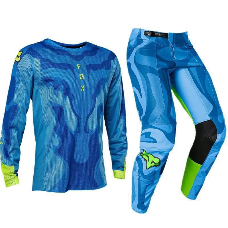 Men Women Mountain Bike Downhill Jersey Set Breathable Quick Dry Cycling Apparel Riding