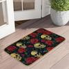 Retro Butterfly Floor Mat Bathroom Door Mat Dirt Resistant and Easy To Maintain Foot Mat