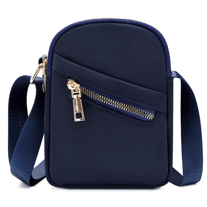 New Large-capacity Mobile Phone Bag Shoulder Bag Messenger Bag Fashionable and Simple Casual Nylon Bag Women