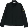Badge Solid Color Stand Collar Zip Long Sleeve Jacket Men Jackets L1S154100033S0026-V0029