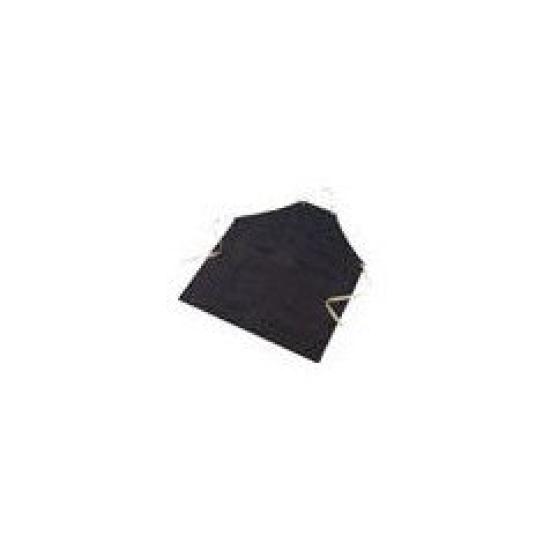 TRUSCO Antibacterial Vinylon Apron Chest Guard, Navy, Large, TVL-MK-B-L