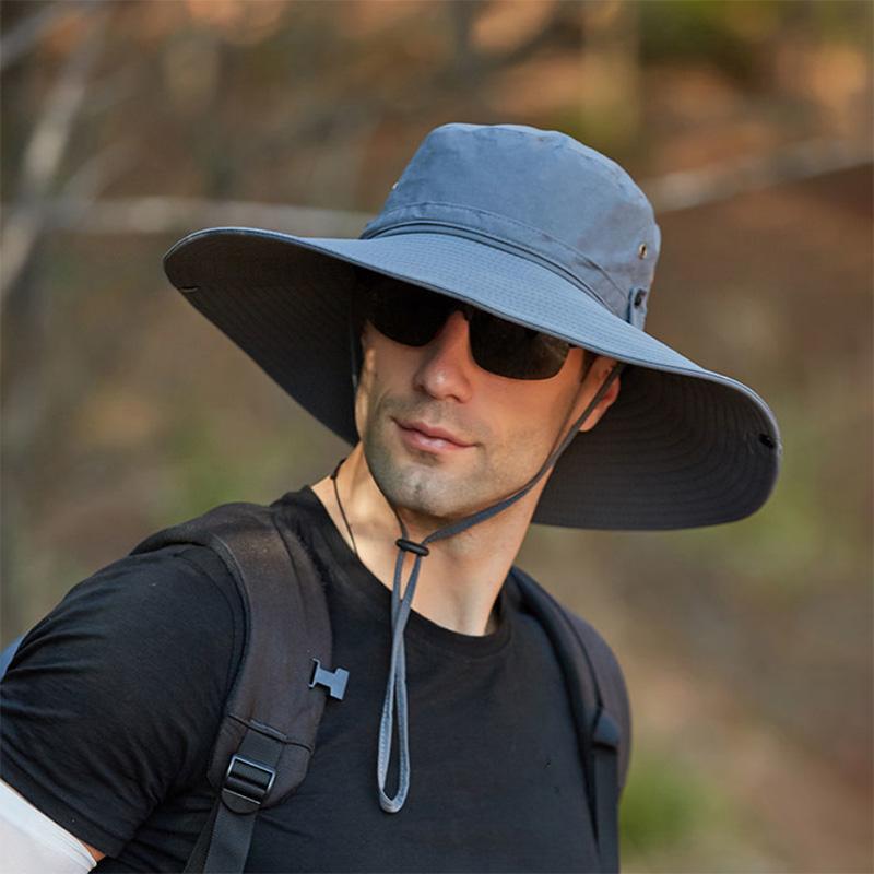 Outdoor Hat Summer Sunscreen Fisherman Hat Leisure Sun Hat Mountaineering Fishing Hat UV Protection Sun Hat