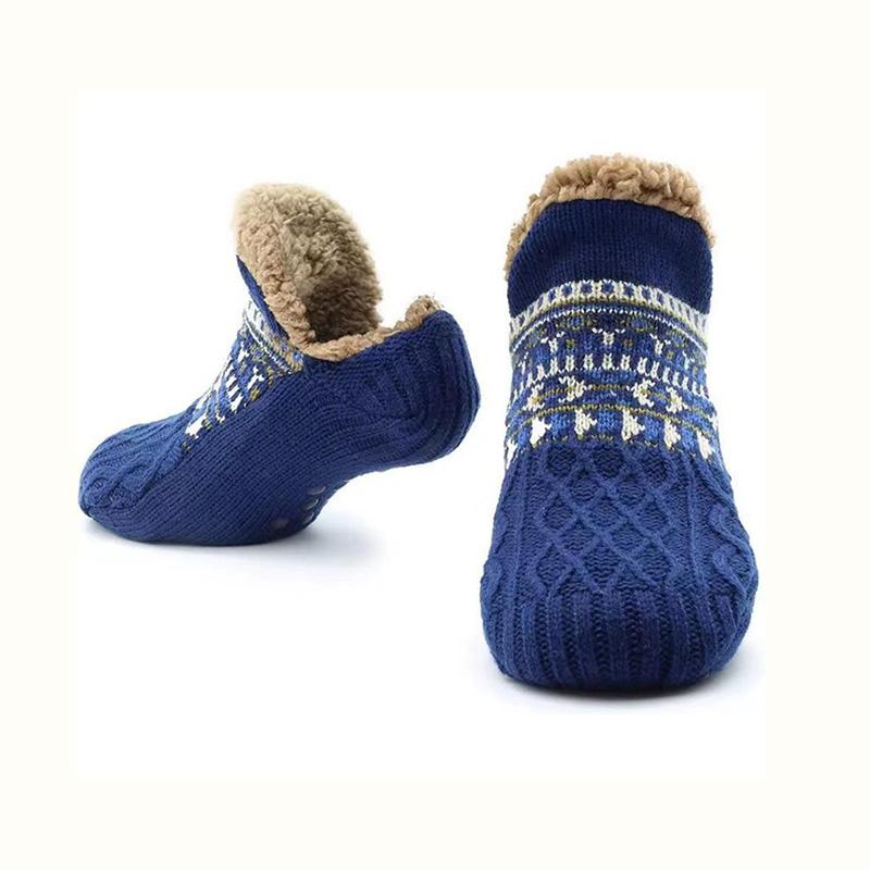 Herbst und Winter Bodensocken Home Warm Damen Herren Socken Schneesocken Schlafteppichsocken Hausschuhe Socken Herren Rutschfeste Yogasocken