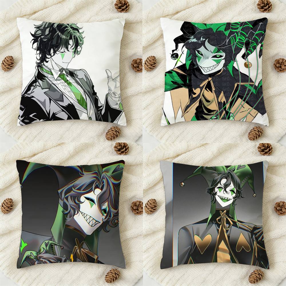 Harlequin Doublesided Printed Square Decorative Cushion Cover for Sofa Living Room Home Decor