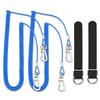 Fishing Rod Shitte Belt with Rope Spiral Cord with Wire