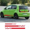 Fashion Racing Stripes Car Stickers Decoration for Skoda Fabia Karoq Citigo Visions SuperB The Yeti Octavia Vinyl Sticker