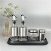 Glass Tabletop Condiment Set