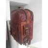Genuine Leather Brown Backpack Rucksack New Travel Bag For Men's and Women'