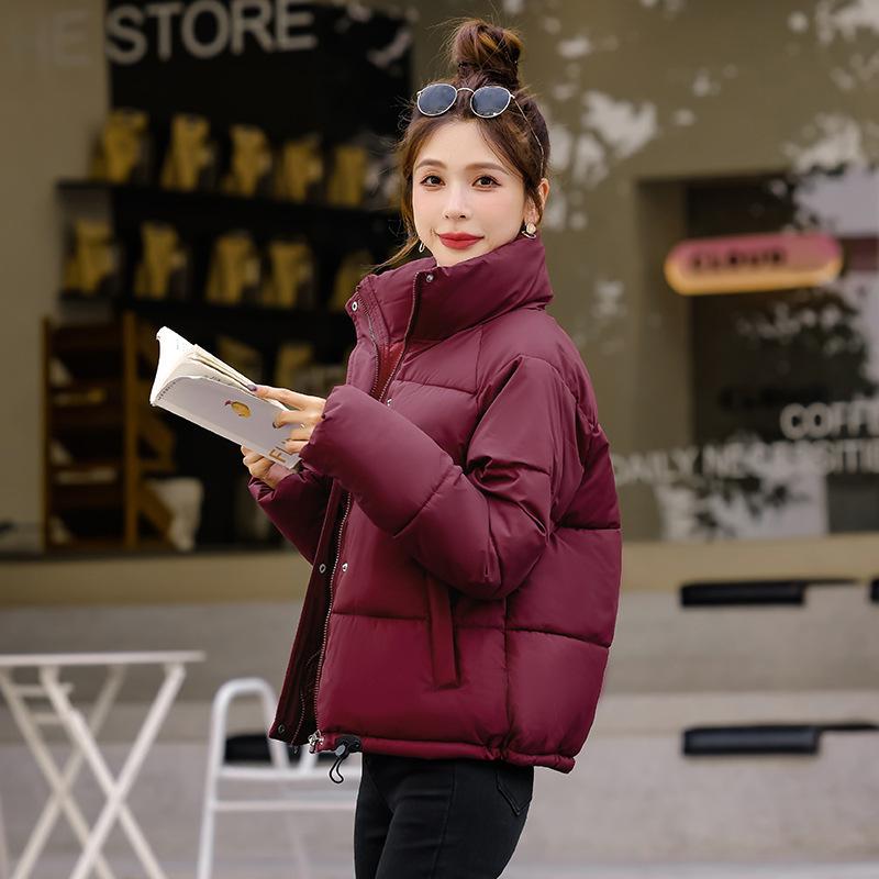 Women's cotton clothes winter new Maillard thin small warm  clothes fashion short  clothes jacket