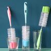 1Pc Multifunctional Cleaning Brush Extended Cup Brush Curved Bottle Mouth Milk Bottle Wine Bottle Fine Mouth Brush