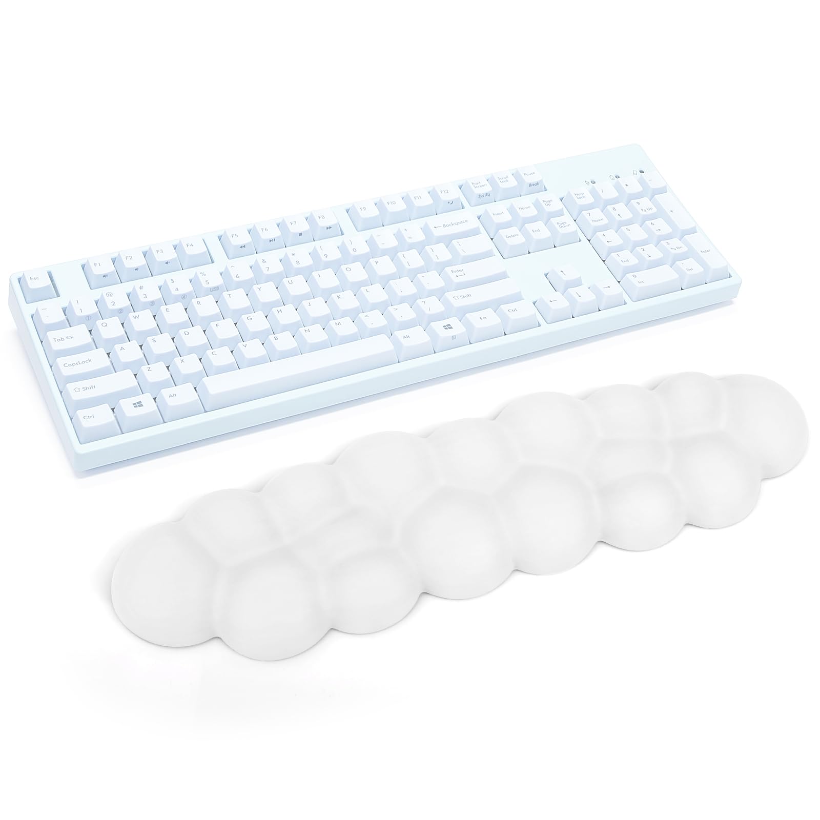 

Elzo Клавиатурная подставка для запястья PU Усталость Эргономичная Подставка для рук из пены с памятью с Массажем Мягкая Идеально подходит для Отдыха, белый