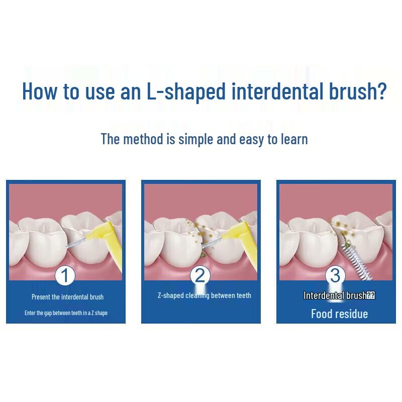 Xiao Lu Mama New Hu Long 2 L-Shape Interdental Brushes