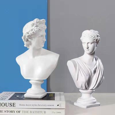 David Resin Crafts Ornament Light Luxury Sketch Character Head Sculpture Home Decoration Living Room Creative Ornament