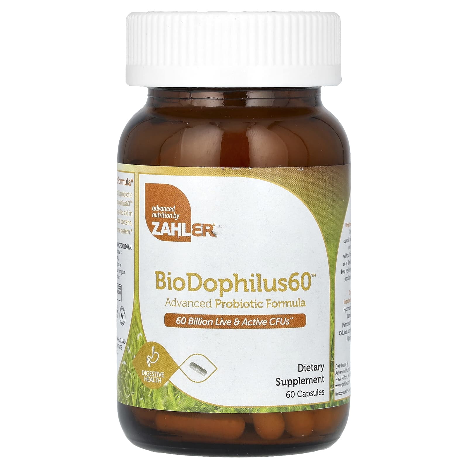 

Biodophilus60, Advanced Probiotic Formula, 60 Billion CFU, 60 Capsules