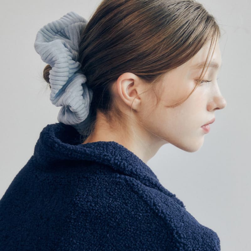 Mellotory Corduroy Scrunchie (sky Blue)