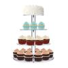 1 Set Cake Stand 3/4 Layers Transparent Round Large Capacity Easy Installation Acrylic Party Cupcake Tower Holder Wedding Supplies