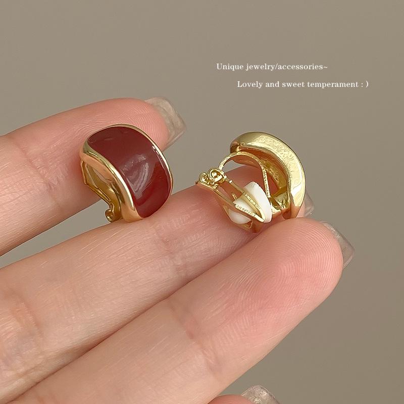 

Элегантные ретро клипсы с жемчужной кисточкой для непроколотых ушей