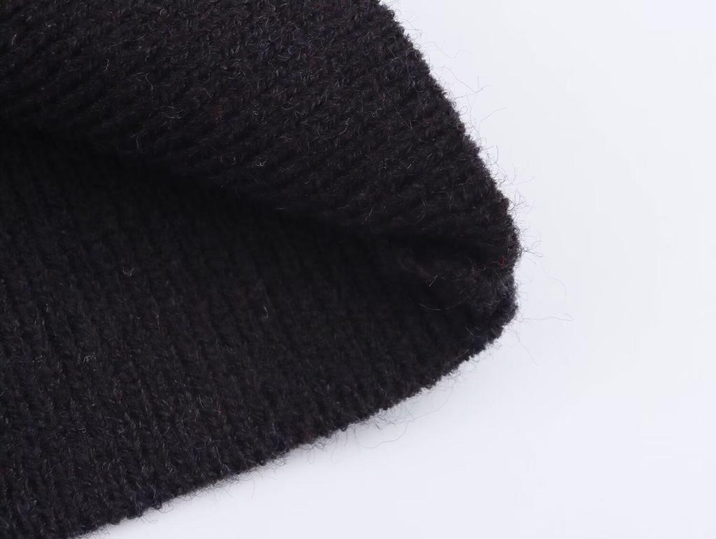 2025 Spring Women's European & American Style Fashion Versatile Ball Sleeve Knit Sweater