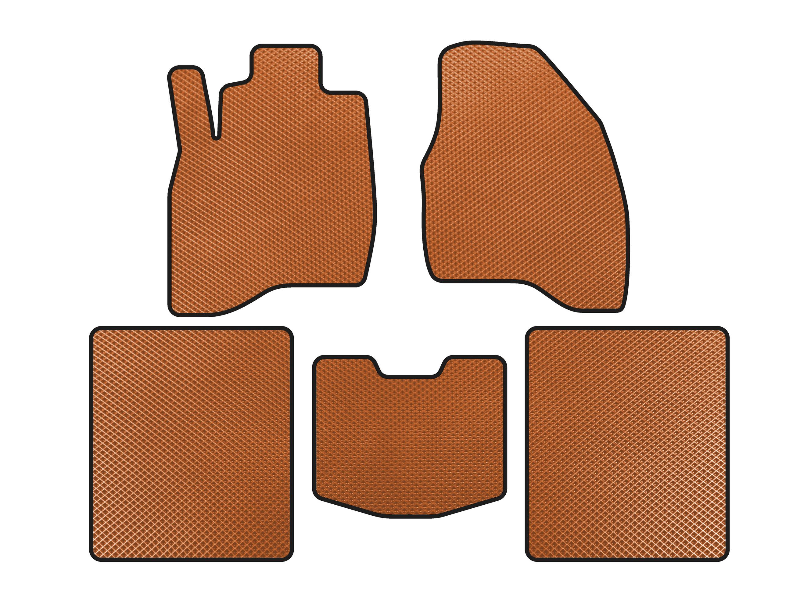 

EVA mats (2015-2019, 5-seater, Orange) for Ford Explorer