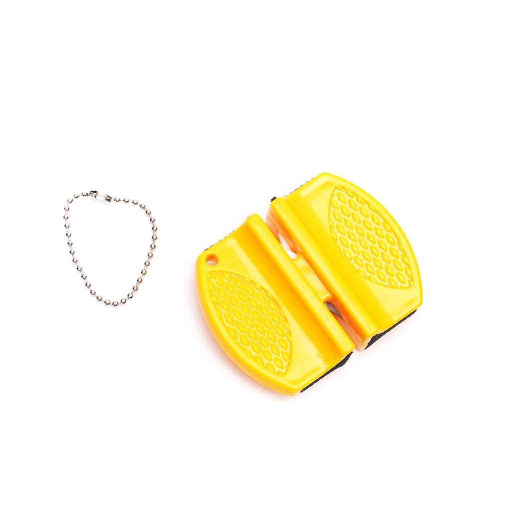 Portable mini knife sharpener outdoor multi-functional manual knife sharpener double-sided quick knife sharpener stone household