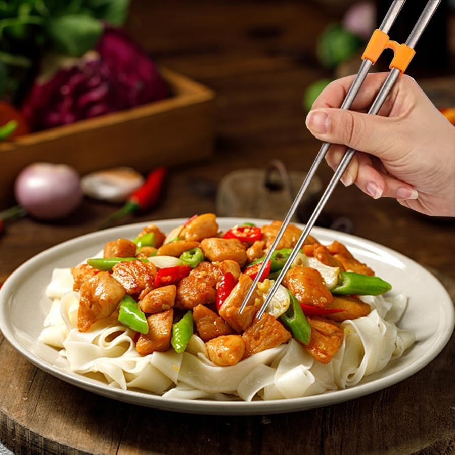 10 Pcs Reble Chopstick Helpers Training Chopsticks Beginners Training Chopsticks for AdultsChinese Chopstick Helper for Adults, Kids, Beginner,