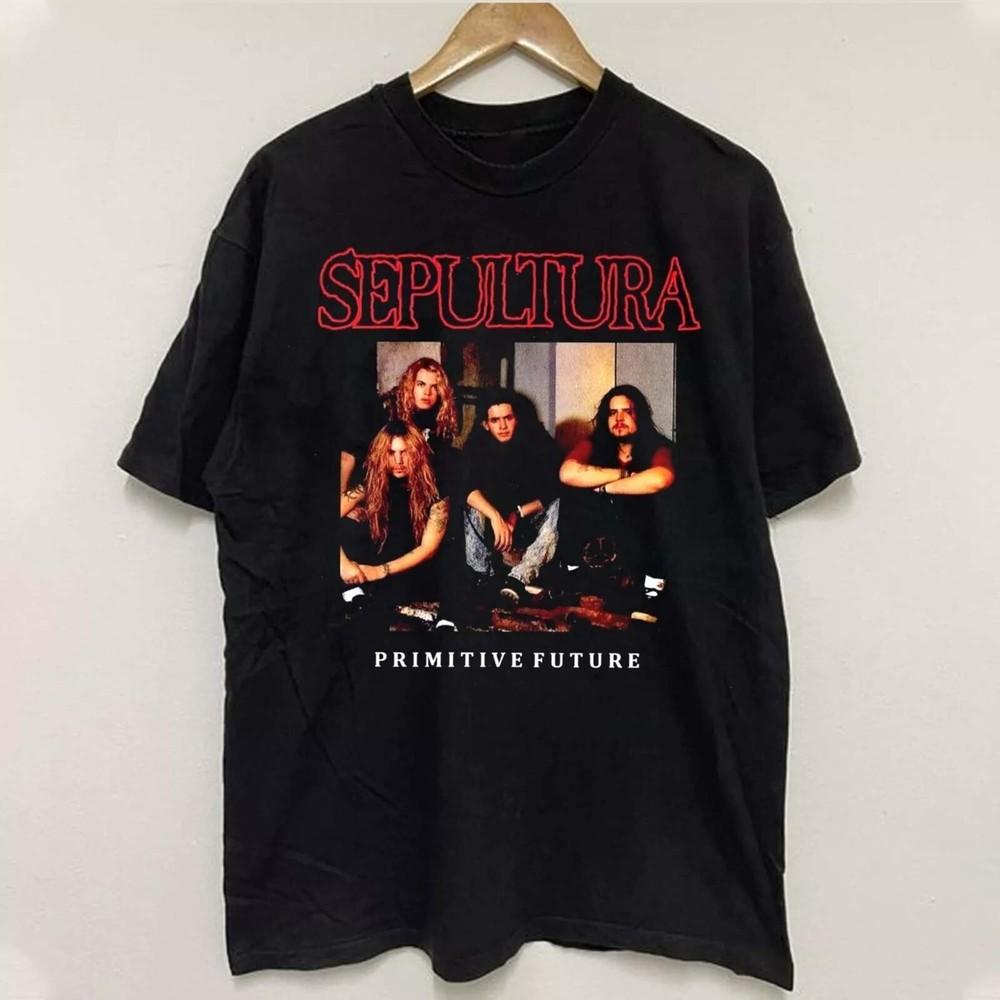 Sepultura Signature Cotton Black T-Shirt Gift for Fans Full Size S-5XL Unisex T-Shirt