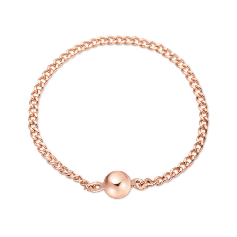 [Bnbgold] 14K/18K Daily Gold Ball Ten-Season Chain Ring Srs37429