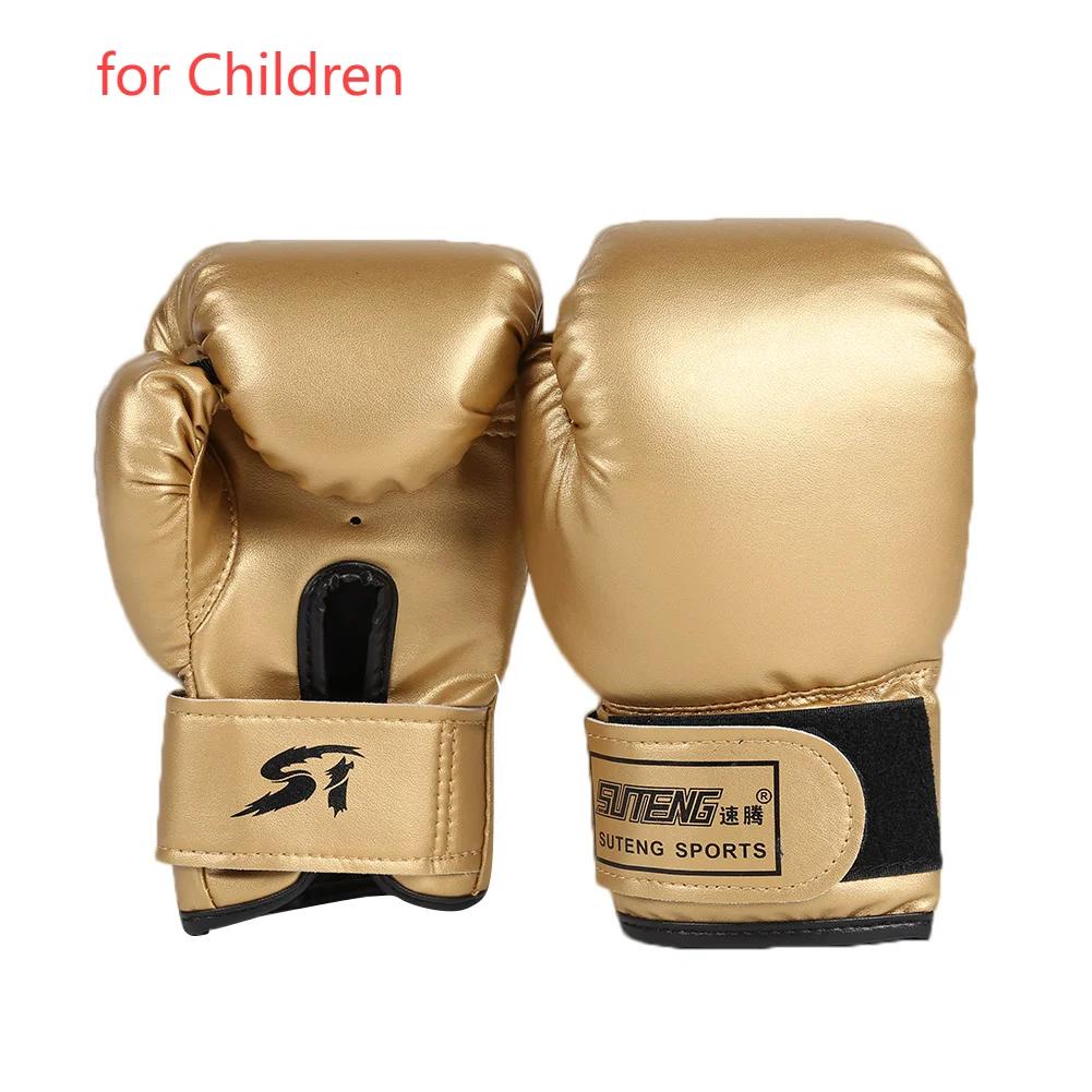 PU Boxing Gloves Fighting Kick Boxing Gloves Karate Muay Thai Training Workout Kickboxing Gloves Taekwondo Protector Adult Child