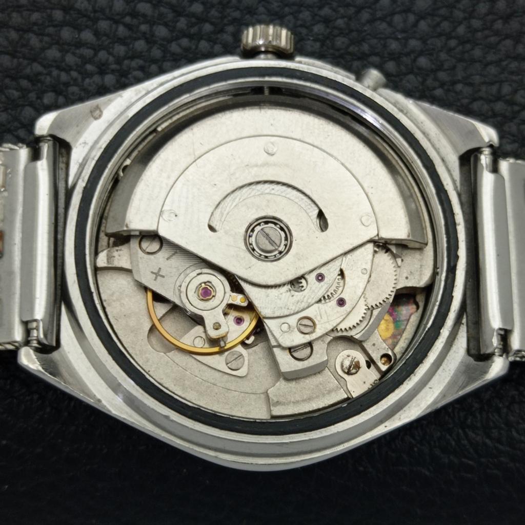 JAPAN VINTAGE RICOH R31 AUTOMATIC MENS SILVER COLOR DIAL WATCH a701919-5 R207-a701919