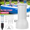 Large Pool 1000 GPH Swimming Pool Filter Household Pool Cleaner Removable Filter Core Circulation Pump Electric Filter Pump