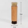 Handmade Calligraphy & Painting Brush with Brown Handle and Tiger Stone Maintenance Tool