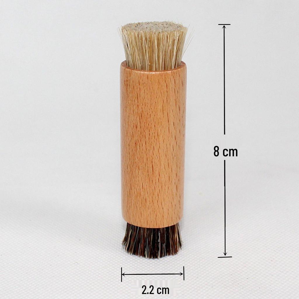 Handmade Calligraphy & Painting Brush with Brown Handle and Tiger Stone Maintenance Tool