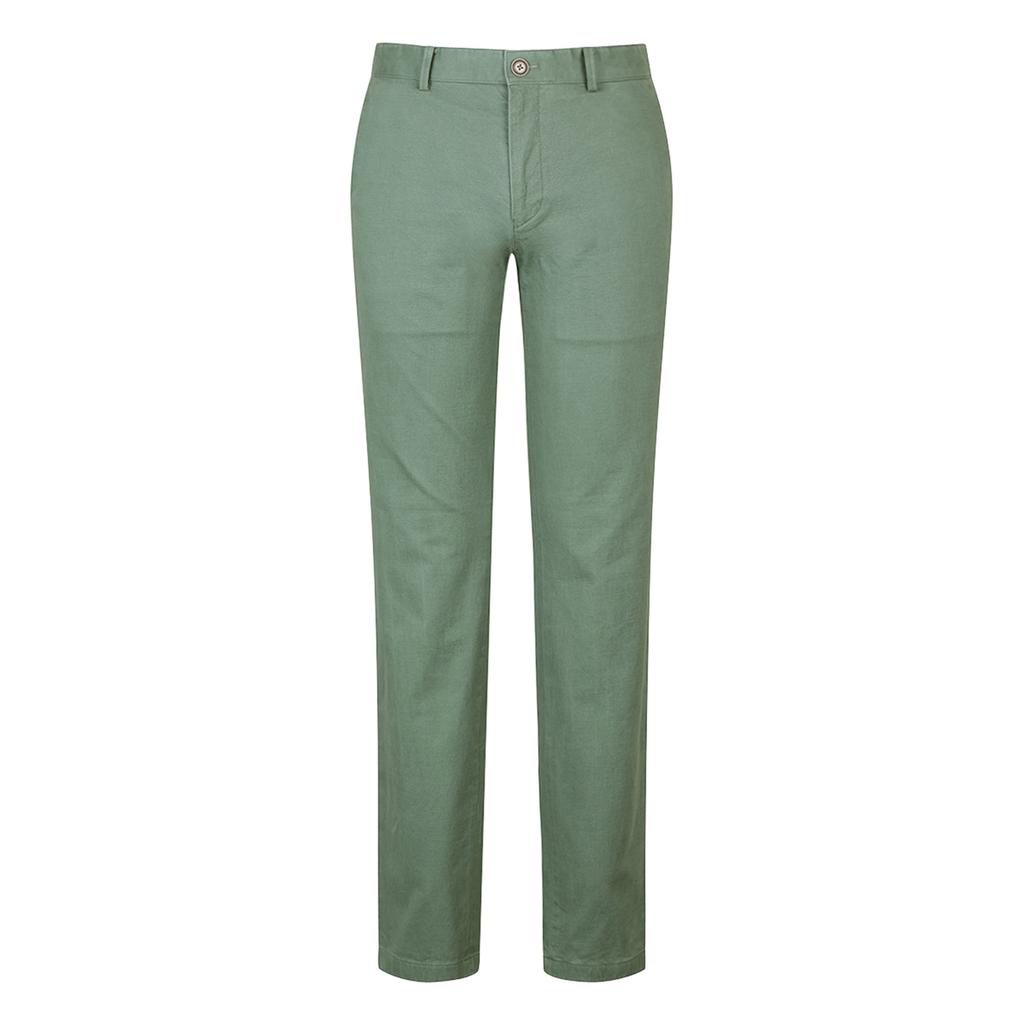 FERRAROMILANO Men'S Pigment Washed Pants Khaki (Am0Dsl15126)