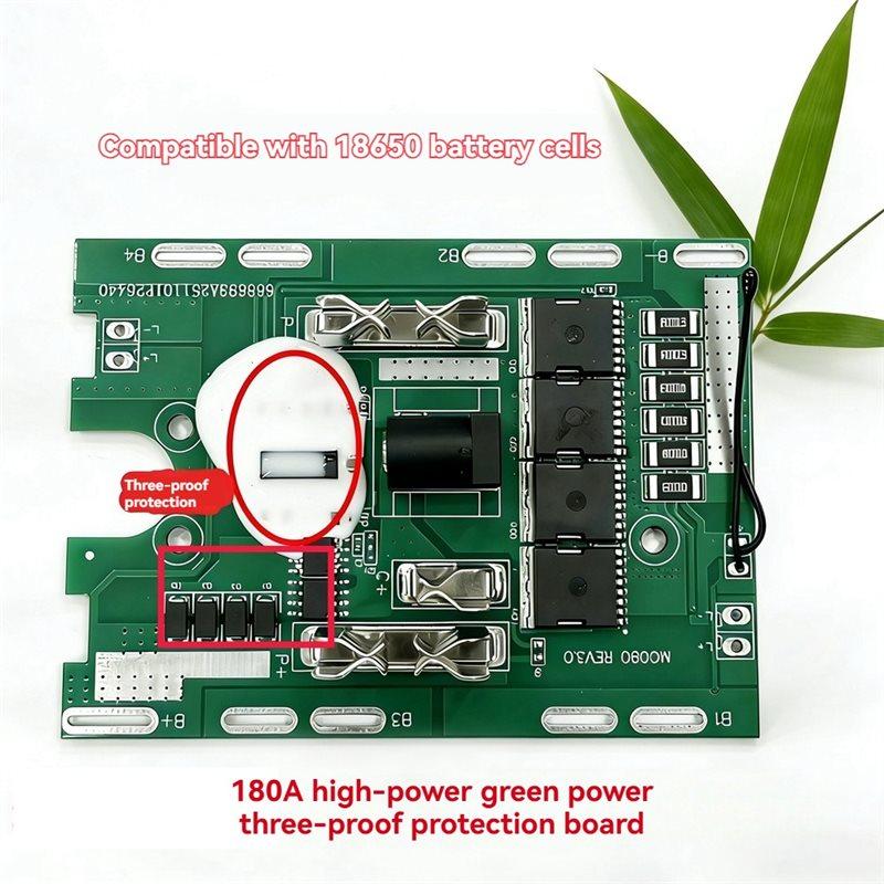 PPYY-For 18650 Battery Protection Board 21V 6A Fast Charging 180A- Battery Protection Board Designed For Power Too