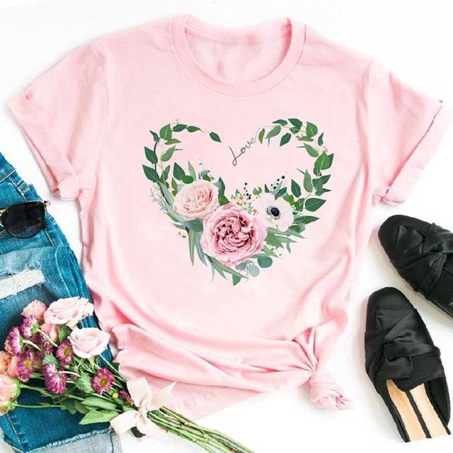 

Жіноча повсякденна жіноча сорочка з гарним фіолетовим квітковим принтом Жіноча жіноча сорочка з круглим вирізом із квітами, чорна жіноча сорочка з поділом XL