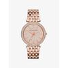Darci Pavé Rose Gold-Tone Watch MK3439