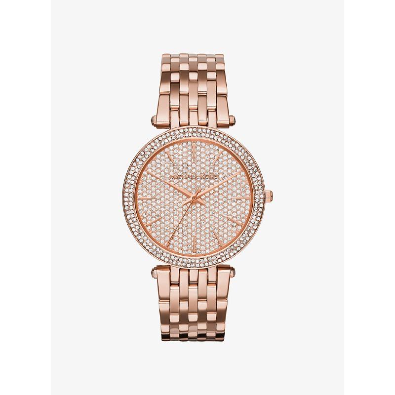 Часы Michael Kors Darci с паве, покрытие из розового золота, MK3439 розового золота