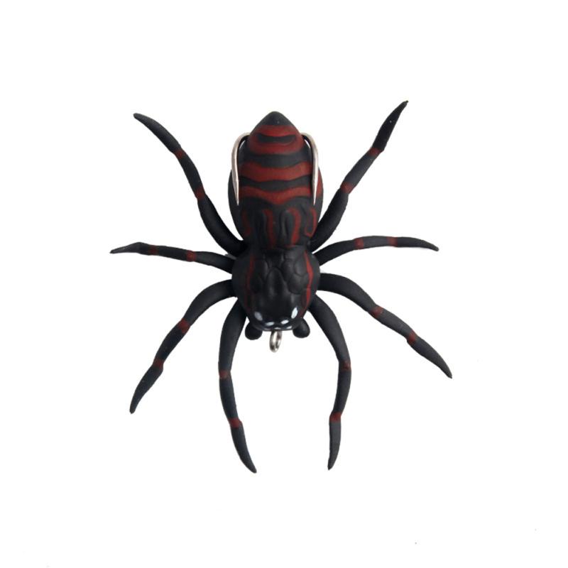 7 cm 6 g schwimmender Köder, Spinne, weicher Köder, Simulation künstlicher Silikon-Fälschungsköder
