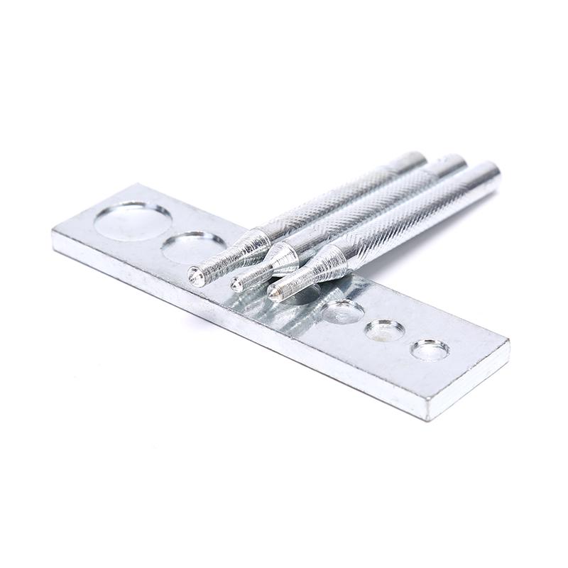 Set 11 buc/set Instrument Piele DIY Matriță Pumn Găură Snap Rivet Buton Setter Kit Bază