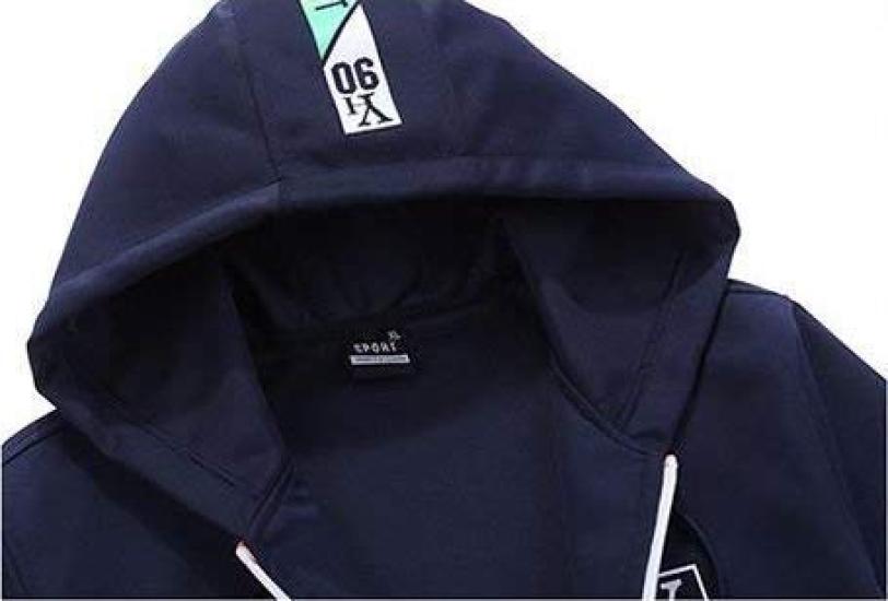 Aspersio Hooded Long Sleeve Sweatshirt Hoodie and Perfect for Sports and Sweatshirt with Hood and Fleece Perfect for and Street Running Jacket and