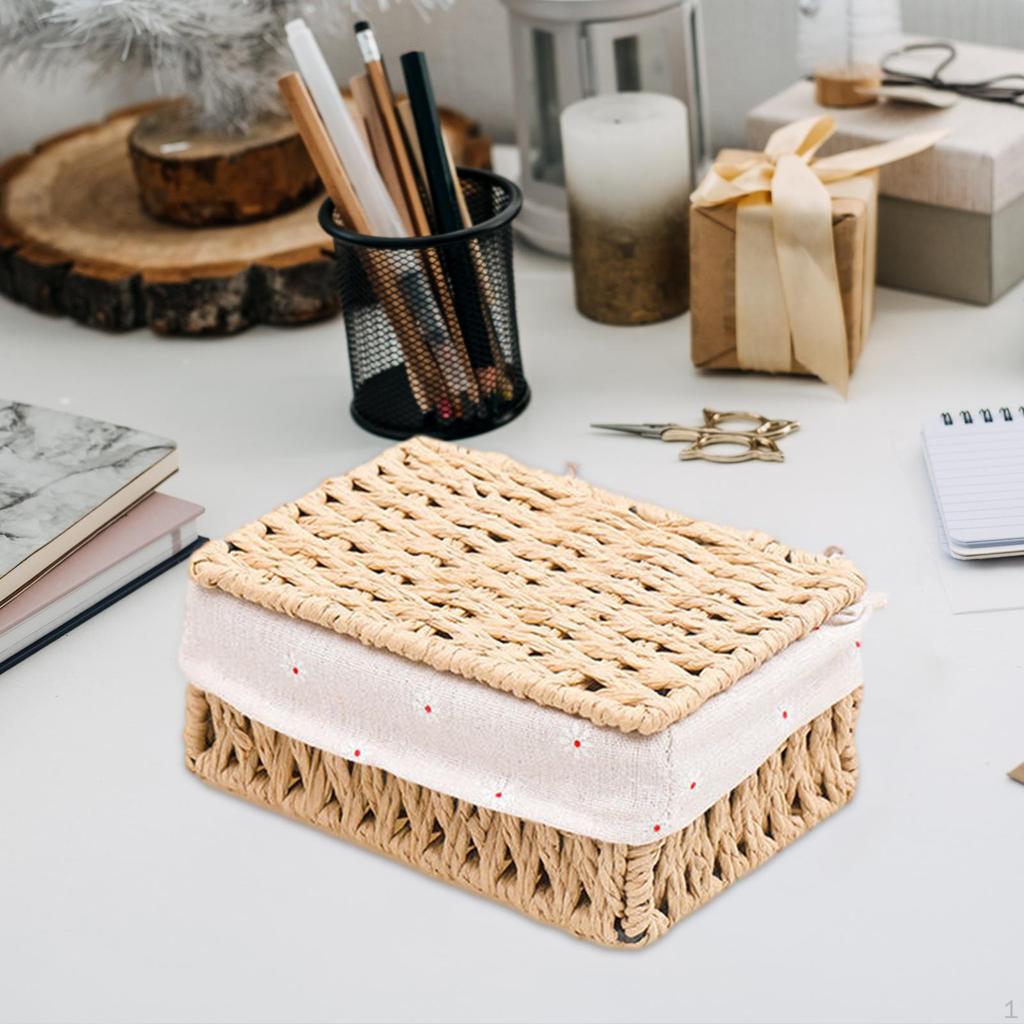 Desk Storage Basket Cabinet Organizer/ Multifunctional Rectangular Bin/ Toys Clothes