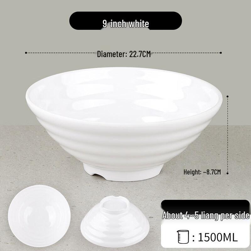 

Chinese Style Melamine Noodle Bowl