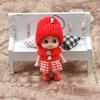 Mini Plush Animals Key Chain Cute Fashion Kids Plush Dolls Keychain Soft Stuffed Toys Keyring Baby For Girls Women
