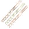 100pcs 9/16inch Wire Binding Spines 120 Sheet Capacity Spiral Double Loop Binding Twin Loop Wires Co
