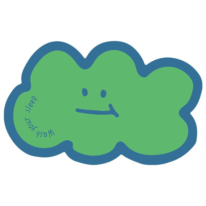 Lovely Cloud Absorbent Mat Floor Mat Absorbent Toilet Entry Mat Foot Mat Quick Dry Bathroom Non-slip Mat Dirt Resistant Wear Mat
